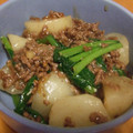 このみん家's cooksnap of when they made 柔らかカブのとろっとひき肉あん.
