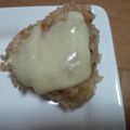 ▼mama's cooksnap of when they made チーズ焼きおにぎり.