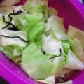 かぴーな's cooksnap of when they made シリコンスチーマーで塩昆布キャベツ.
