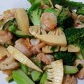 MAMISEN's cooksnap of when they made えびとアスパラのガーリック炒め.