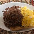 しょうこるん's cooksnap of when they made 簡単✩あまぁい合挽きそぼろ♡♡.