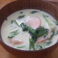 このみん家's cooksnap of when they made ハムとほうれん草の早旨安☆ミルクスープ.