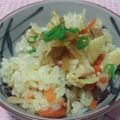 マサユウ's cooksnap of when they made 切り餅で♪タケノコおこわ風.