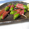 りーかる's cooksnap of when they made ✿簡単おつまみ♪しし唐のハム巻き✿.