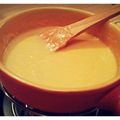 manaboju's cooksnap of when they made 本格♪ピザ用チーズdeチーズフォンデュ♪.