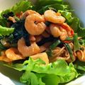 Saya9138's cooksnap of when they made 海老・アボ・豆腐の和風ガドガドサラダ.
