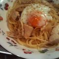 腐女子たえこ's cooksnap of when they made こってりヒー！ズキみそ柚子こしょパスタ♪.