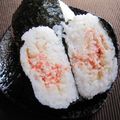 さとみりん's cooksnap of when they made かにからしマヨ☆おにぎり.