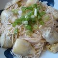 Maraisin's cooksnap of when they made 鶏とアーティチョークの和風パスタ.