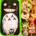 ありかん's cooksnap of when they made 簡単！トトロの海苔弁　キャラ弁.
