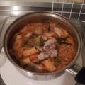 fujim00n's cooksnap of when they made 絶品肉団子入り！かんたんキムチ鍋.