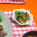 Iris77☆彡☆彡's cooksnap of when they made 糖質・冷凍・弁当☆小松菜のくるみ和え.
