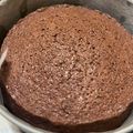 фちゃんこもф's cooksnap of when they made ふわふわしっとり♡基本のココアスポンジ♬.