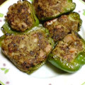 抹茶もつこ's cooksnap of when they made 簡単♪うちのピーマンの肉詰め.