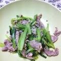 あい葉's cooksnap of when they made 豚ロースと小松菜の柚子こしょうバター炒め.
