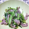 あい葉's cooksnap of when they made 豚ロースと小松菜の柚子こしょうバター炒め.