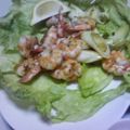 しゃねりん's cooksnap of when they made 海老のガーリックバター炒め.