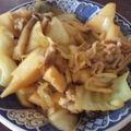 Takachan88's cooksnap of when they made 筍と塩もみキャベツのバター醤油炒め.