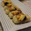Hoink's cooksnap of when they made 春のおつまみ♫菜花とハムの一口パイ✿.