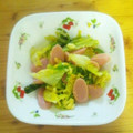にじいろリンゴ's cooksnap of when they made 魚肉ソーセージとキャベツの卵とじ炒め.