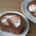ナオチョ's cooksnap of when they made ★ココアシフォンロールケーキ★.