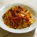 nasubeam's cooksnap of when they made とっても簡単♪トマトスパゲティ.