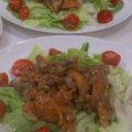 えみち1101's cooksnap of when they made サーモンの 炒めタマネギ マリネ サラダ.