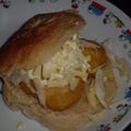 toshiebaba's cooksnap of when they made から揚げバーガー.
