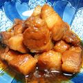 Blue-Island's cooksnap of when they made とろけるぅ～♪豚の角煮.