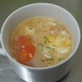 mana☆☆☆'s cooksnap of when they made トマトとコーン、玉ねぎの卵スープ.