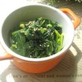 ミントレモン's cooksnap of when they made ほうれんそうのナムル☆我が家流.
