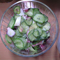 higekuma's cooksnap of when they made きゅうりとたこの味噌和え.