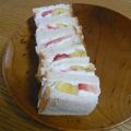 そらてんママ's cooksnap of when they made ヘルシークリームdeフルーツサンド♪.