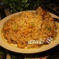Azuki．'s cooksnap of when they made 塩麹で★パラパラチャーハン.