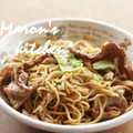 マロン８２８'s cooksnap of when they made *鶏皮ごま焼きそば*.