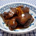気ままおやじno食卓's cooksnap of when they made 山梨の郷土料理　♥甘辛鶏もつ煮♥.