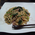 えりやんやん's cooksnap of when they made たっぷりネギと缶詰イワシの和風パスタ.