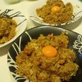 てらちー's cooksnap of when they made 卵まぜまぜ★焼きカレーチャーハン.