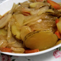 くるみさわむく's cooksnap of when they made 簡単！皮ごと！大根とじゃがいものおつまみ.
