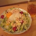 sweetrika's cooksnap of when they made 温玉☆サラダうどん.