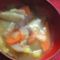 羽尼うに's cooksnap of when they made ★具沢山サツマイモ汁★.