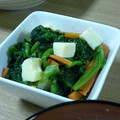 京都二人暮らしの食卓's cooksnap of when they made ほうれんそうとチーズのおかか和え.
