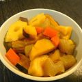 yuzunon's cooksnap of when they made 『竹輪と蒟蒻とさつま芋の和風バター』.