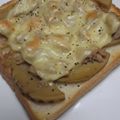 陽翔mam 's cooksnap of when they made 筍の煮物をリメイク✿トースト.