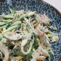 ゆみらんたん's cooksnap of when they made きゅうりと茗荷のわさびマヨ和え.