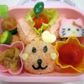 とーみママ's cooksnap of when they made ［キャラ弁］簡単♪うさぎちゃんキャラ弁.