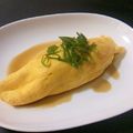 ♪珠香♪'s cooksnap of when they made 炊飯器で和風オムライス♪おろしポン酢がけ.