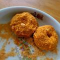 いも♥きのこ's cooksnap of when they made 子供のおやつ　お芋ときな粉のドーナッツ.