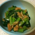 ぴよごーるど's cooksnap of when they made 味付け不要！小松菜のなめ茸和え♡.