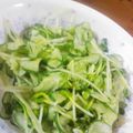 sckりんご's cooksnap of when they made キュウリだけの簡単サラダ.